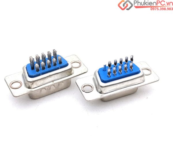 Đầu hàn cáp VGA Dsub 15pin Female kèm vỏ ốp