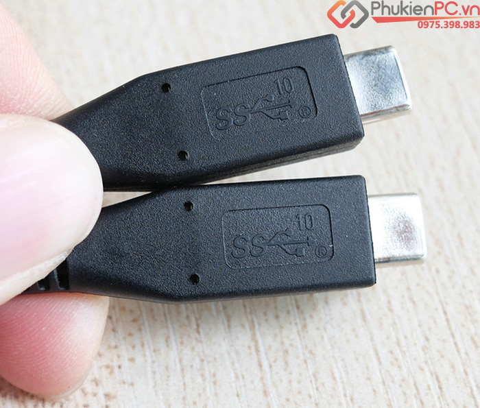Cáp USB 3.1 Type C to Type C dài 0.5M Gen 2 10Gb