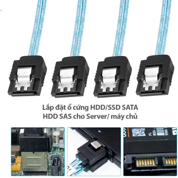 Mini Slim Line Sas Sff I Pin Host To Sata Pin T C