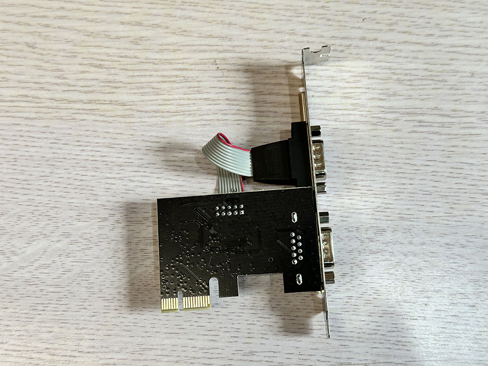 Card PCI-E sang 2 RS232 (COM, DB9) Chipset WCH382