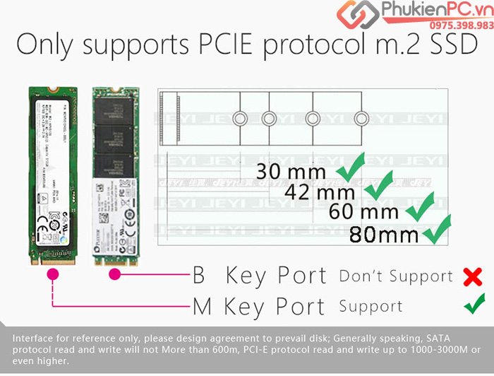 Adapter SSD M2 NVMe PCIe to PCI-E 16X