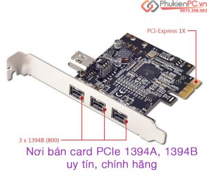Nơi bán Card PCI-E 1394A, 1394B uy tín chất lượng cao tại Hà Nội