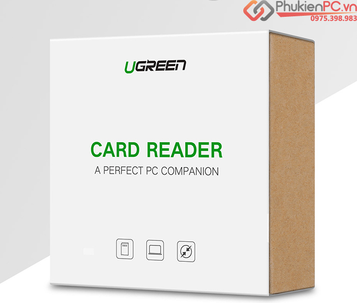 Ugreen 20250 Card reader SD, TF USB 3.0 chính hãng