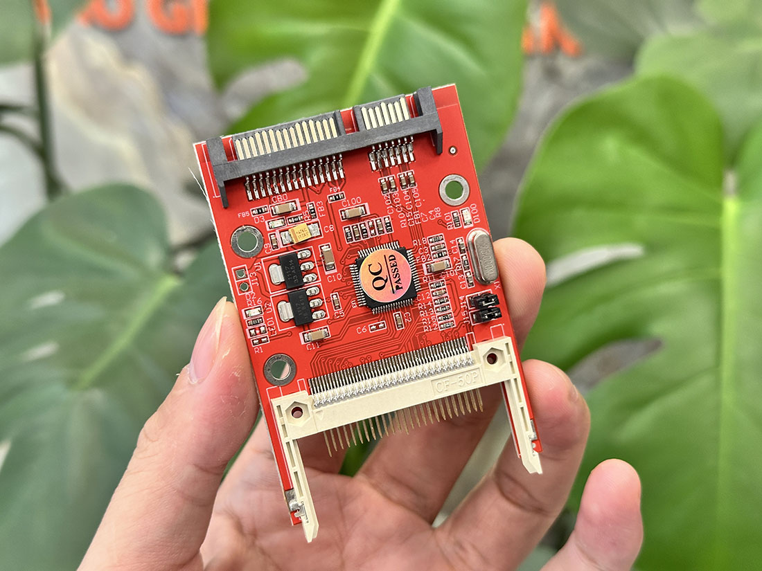 Card chuyển đổi thẻ CF compact flash sang SATA JM20330 chip