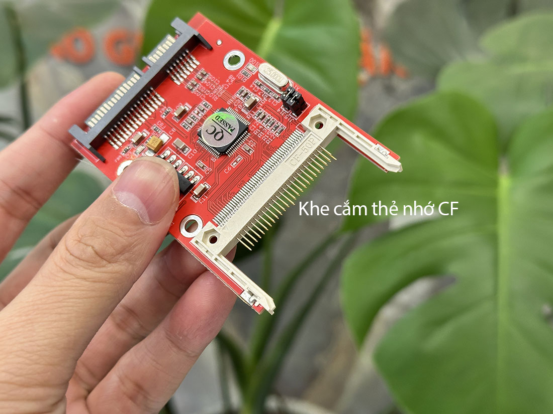 Card chuyển đổi thẻ CF compact flash sang SATA JM20330 chip