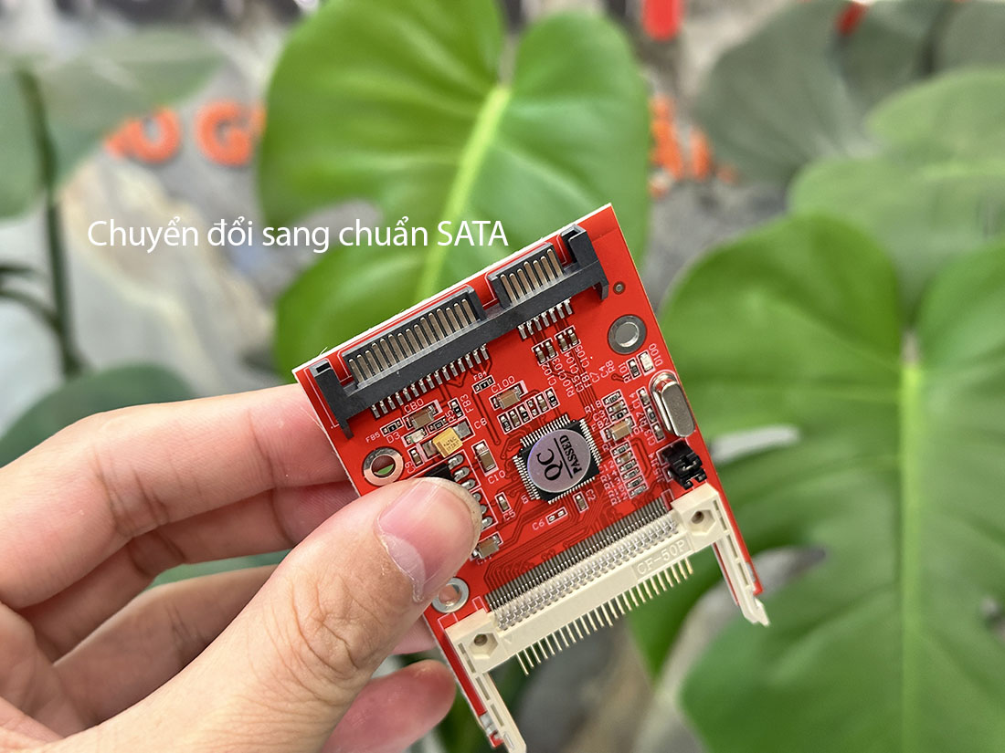 Card chuyển đổi thẻ CF compact flash sang SATA JM20330 chip