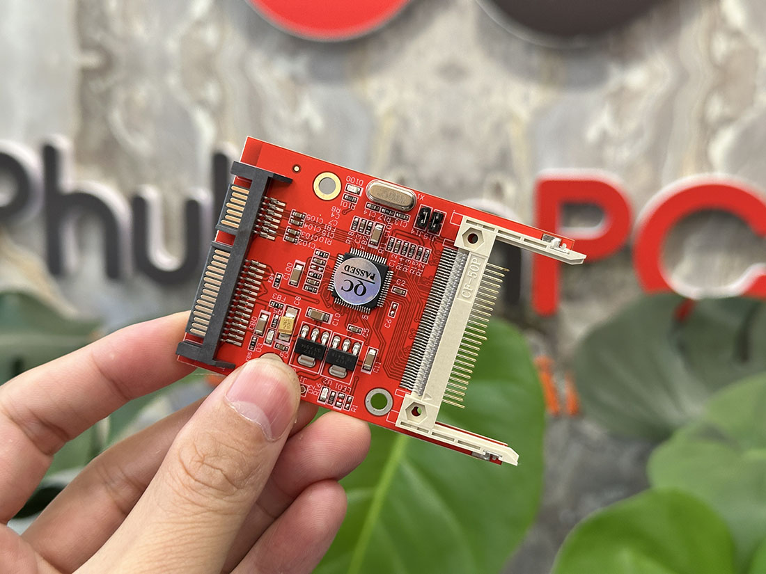 Card chuyển đổi thẻ CF compact flash sang SATA JM20330 chip