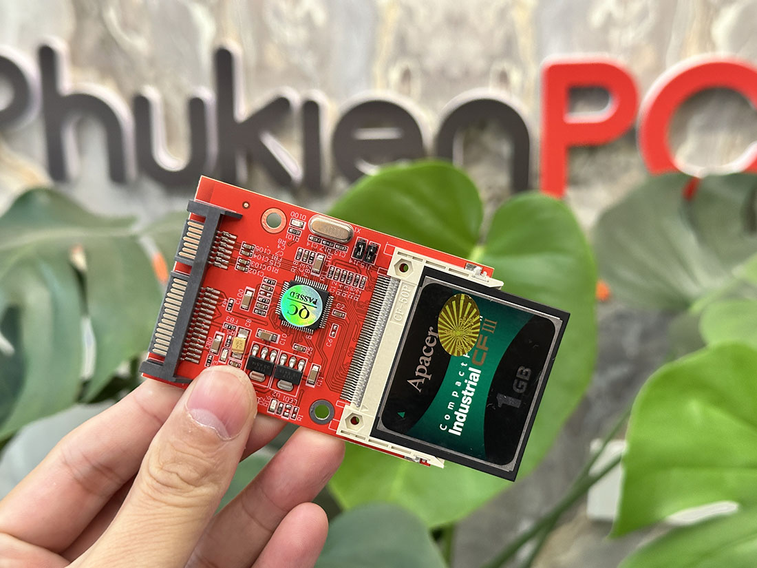 Card chuyển đổi thẻ CF compact flash sang SATA JM20330 chip