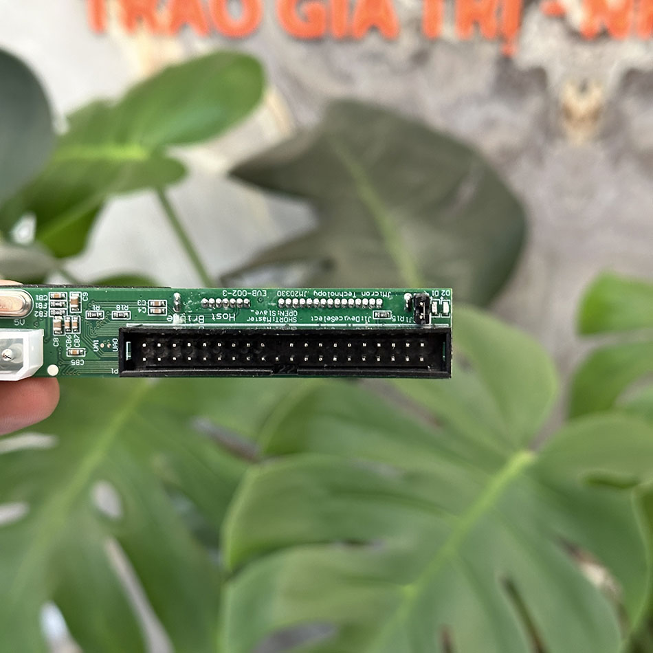 Adapter chuyển HDD SATA sang ATA 3.5-40pin JM20330 chip thay thế ổ cứng SATA cho main ATA