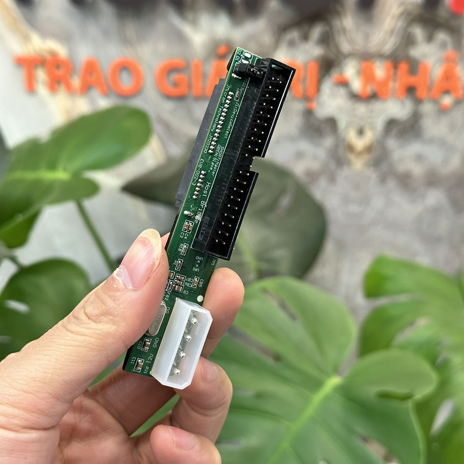 Adapter chuyển HDD SATA sang ATA 3.5-40pin JM20330 chip thay thế ổ cứng SATA cho main ATA