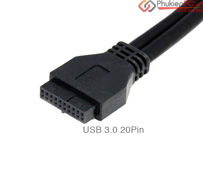 Cáp chuyển USB 3.0-20Pin ra USB 3.0 gắn khay CD-DVD