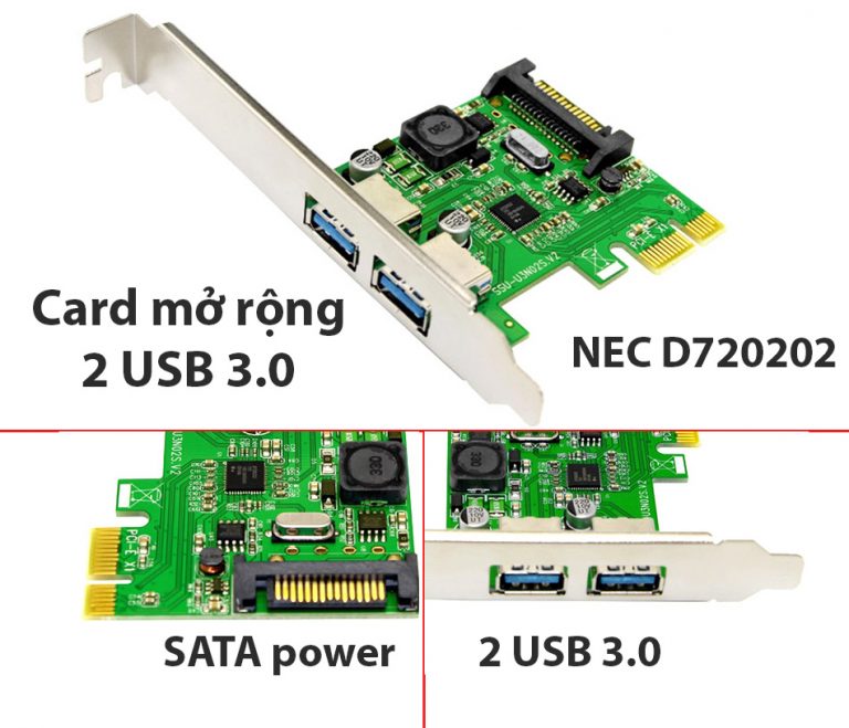 Card USB 2.0/3.0/3.1