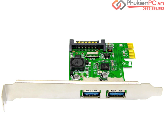 Card chuyển đổi PCI-E to 2 USB 3.0 Chipset NEC720202