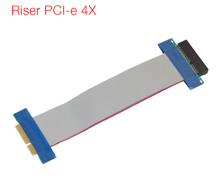 Cáp Riser PCI-E 4X nối dài cho Server, PC