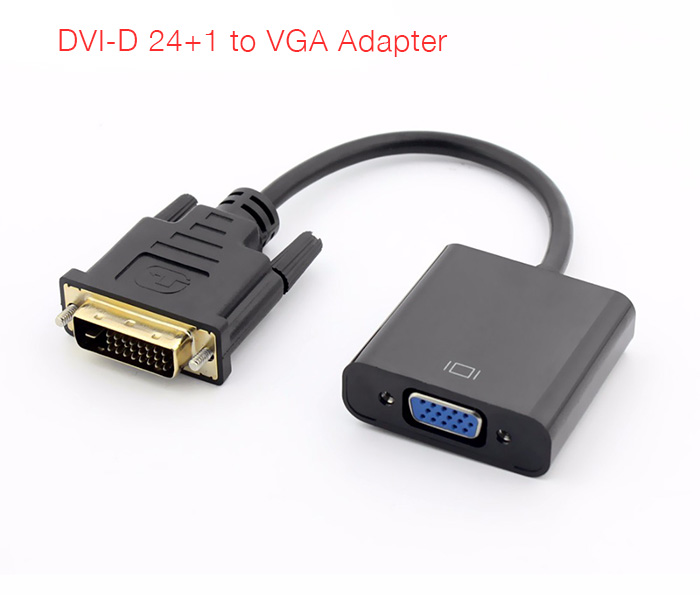 Cáp chuyển đổi DVI-D 24+1 to VGA có chipset