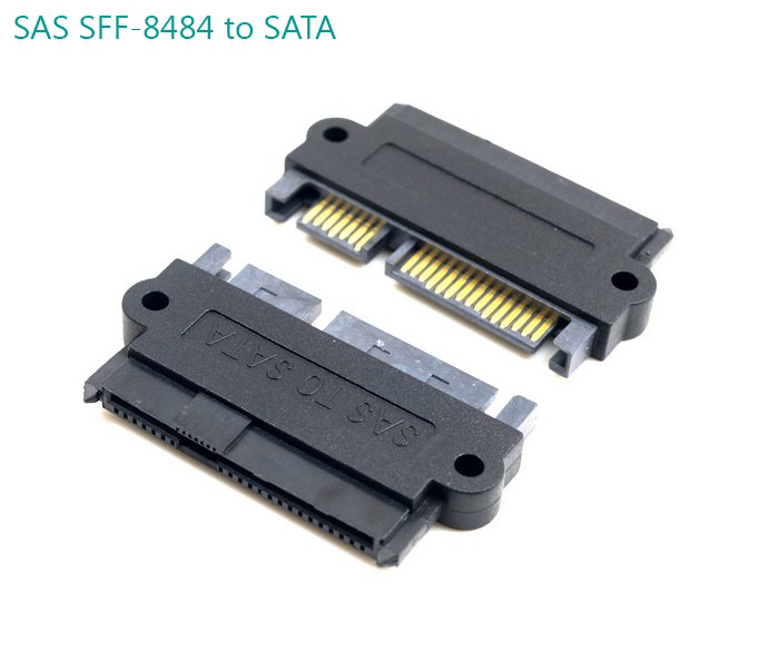 Giắc chuyển HDD SAS SFF-8484 sang SATA