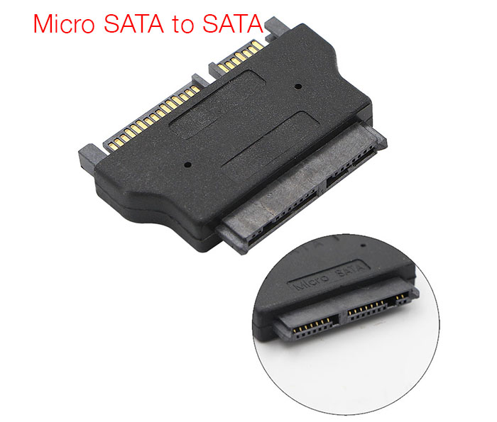 Giắc chuyển Micro SATA sang SATA 22Pin cho SSD 1.8 inch