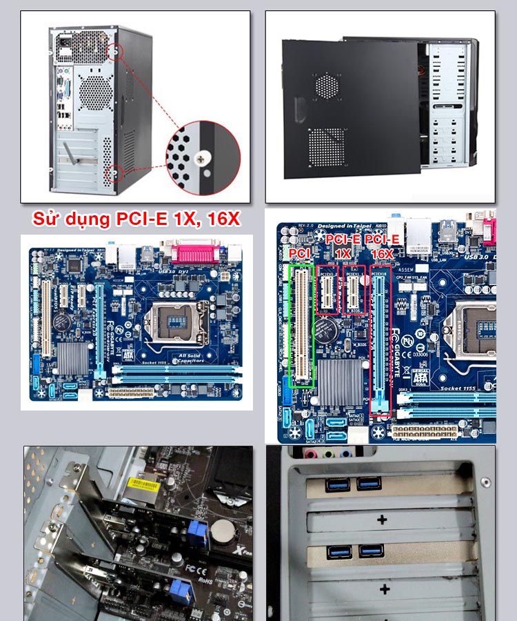 Card chuyển đổi PCI-E ra 2 USB 3.0, 20Pin Chipset VL805