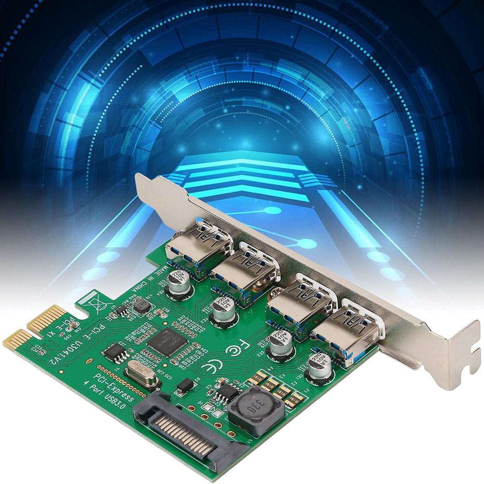 Card chuyển đổi PCI-E to 4 USB 3.0 Chipset NEC D720201 chất lượng cao