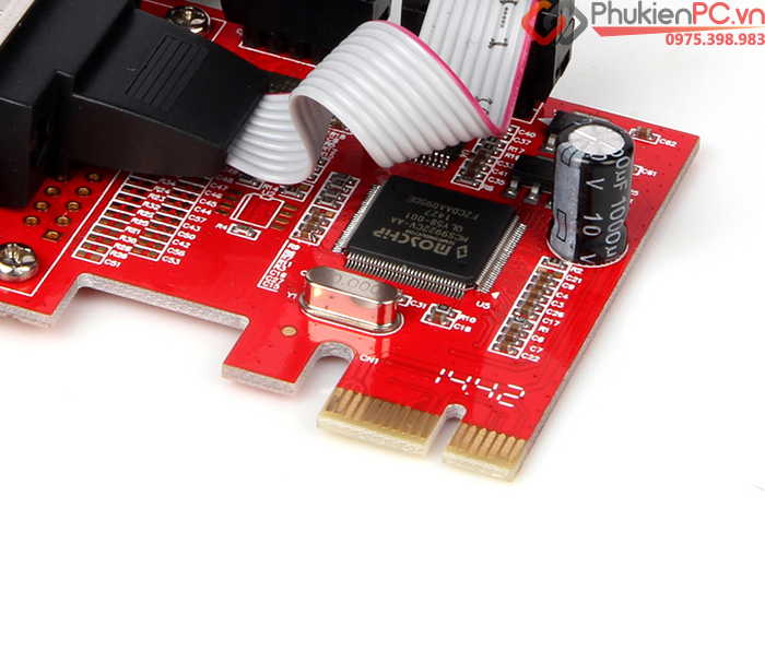 Card PCI-E to 2 RS232 Unitek Y-7504 Moschip MCS9922