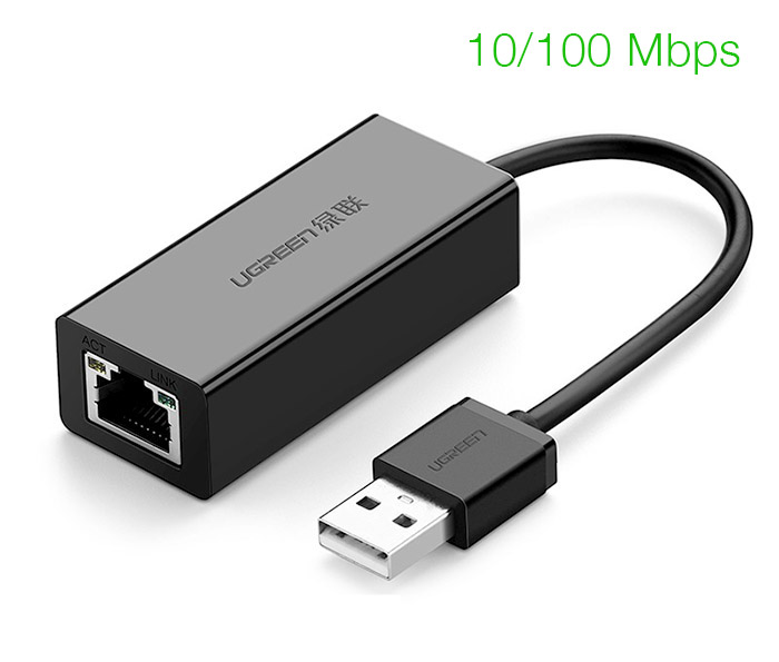 Cáp chuyển đổi USB sang LAN 100 Mbps Ugreen 20254
