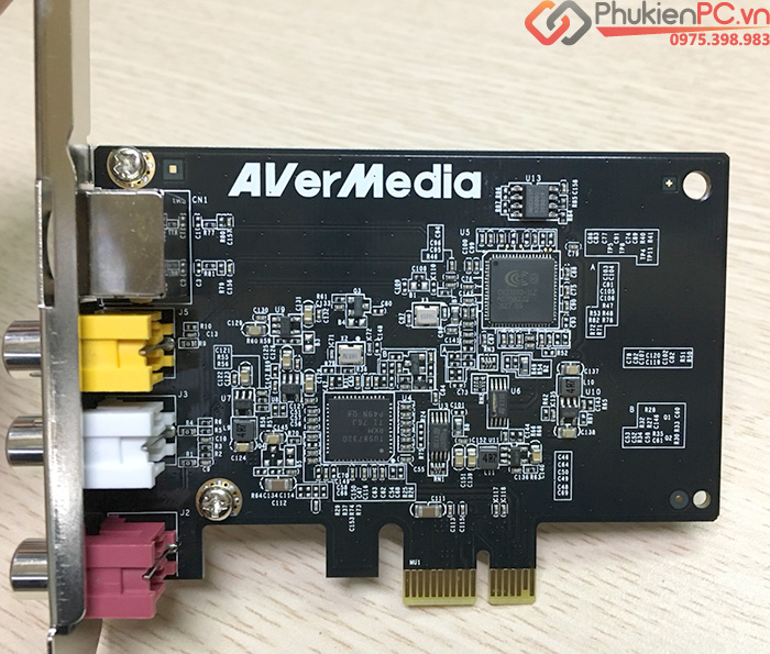 AverMedia C725 Card PCI-E to AV, S-Video ghi hình máy siêu âm, nội soi