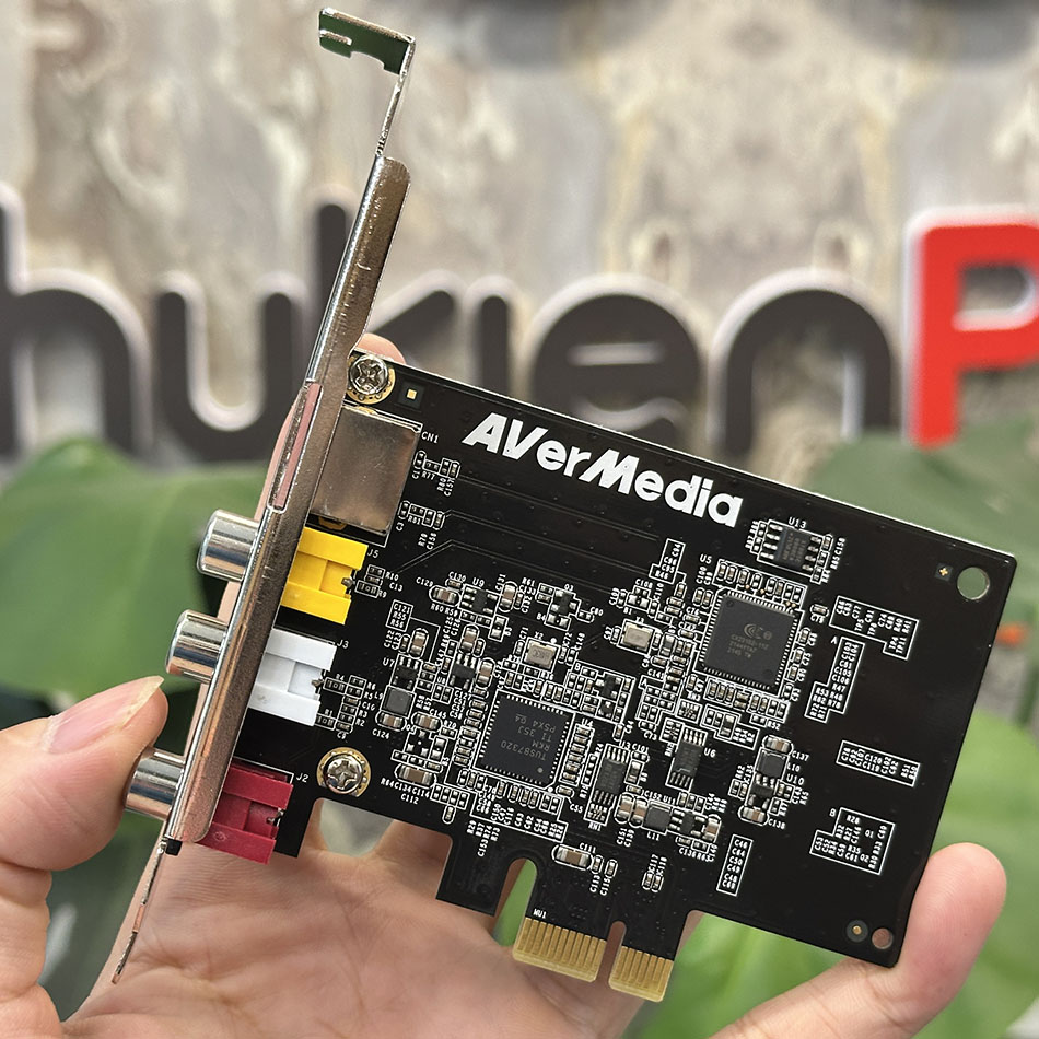 AverMedia C725 Card PCI-E to AV, S-Video ghi hình máy siêu âm, nội soi