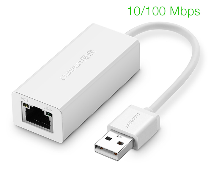 Cáp chuyển đổi USB sang LAN 100 Mbps Ugreen 20253