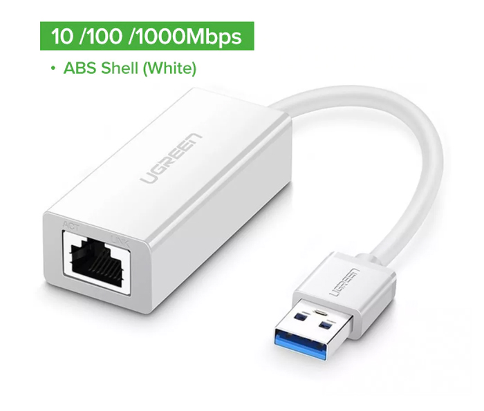 Cáp chuyển đổi USB 3.0 sang LAN 1000 Mbps Ugreen 20255