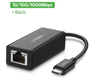 Cáp chuyển đổi Thunderbolt 3 to LAN 1000 Mbps Ugreen 50307