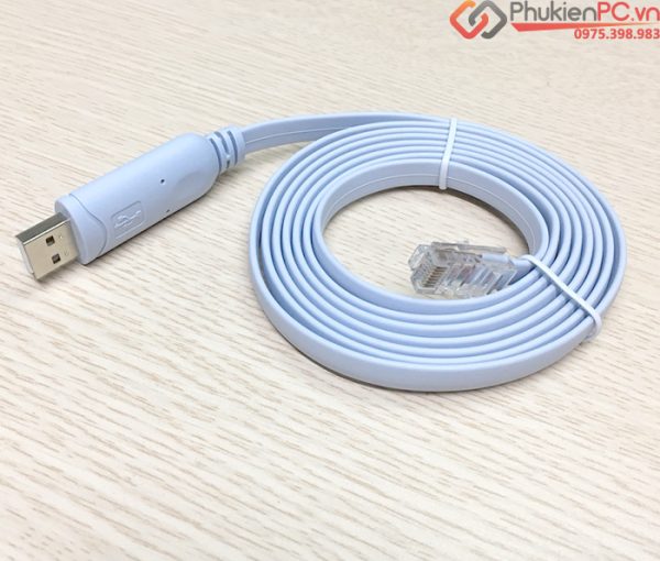 Tổng hợp các loại cáp Cisco Console USB RJ45, Mini USB