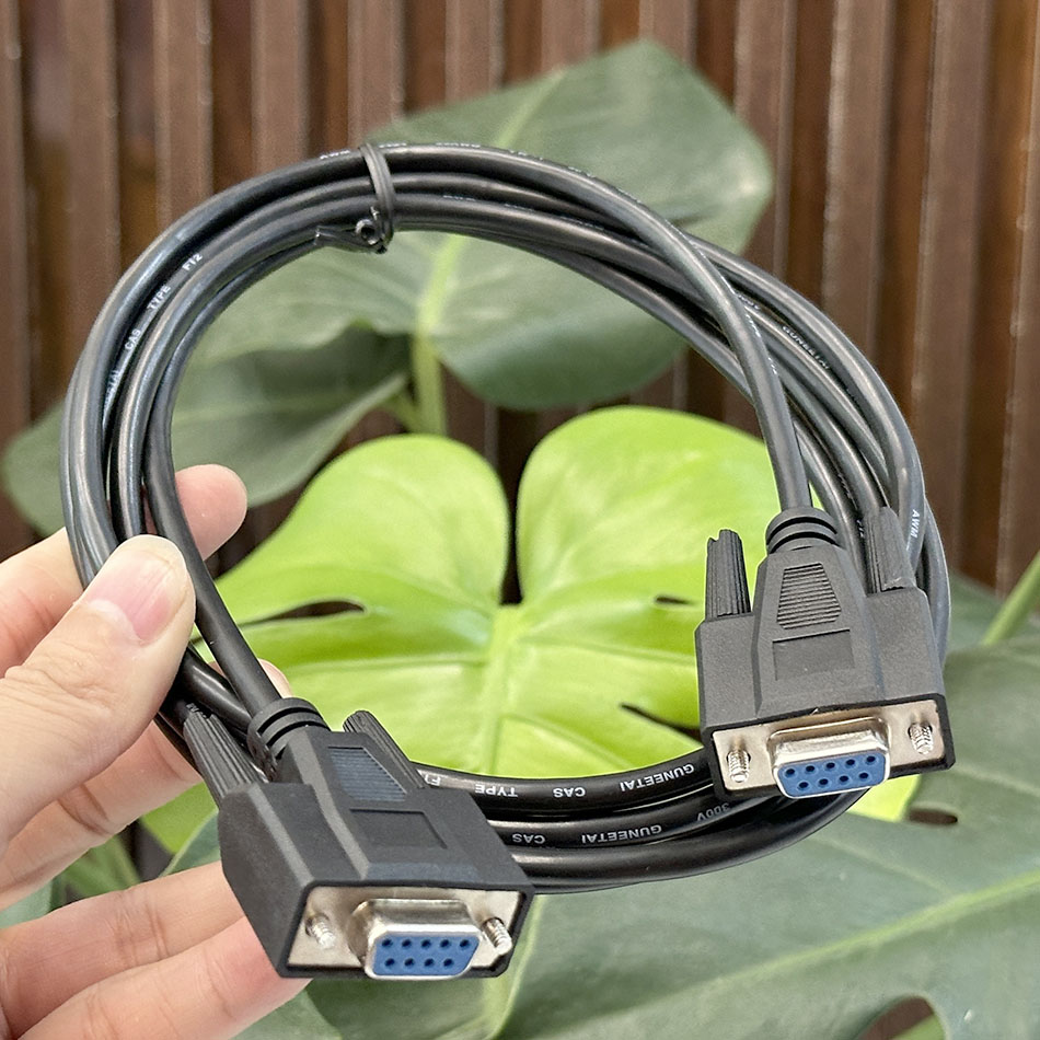 Dây cáp RS232c null modem female to female nối chéo