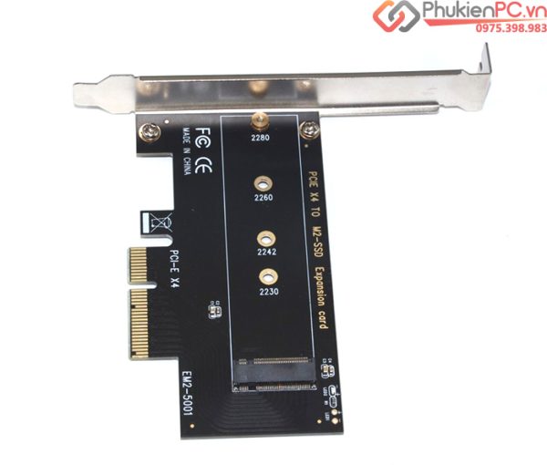Card chuyển SSD M2 PCIe NVMe sang PCIe 4X rẻ nhất