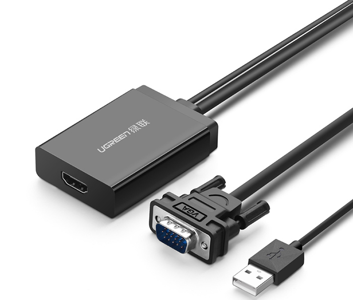 Cáp chuyển đổi VGA Audio to HDMI adapter Ugreen 40213