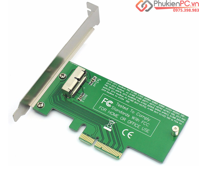 SSD A1465 A1466 A1398 A1502 Macbook Air, Pro to PCI-E 4X Adapter