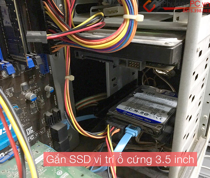 Khay gắn SSD cho máy tính bàn PC 