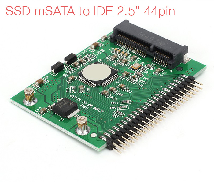 Adapter chuyển đổi SSD mSATA sang IDE 2.5 inch 44pin