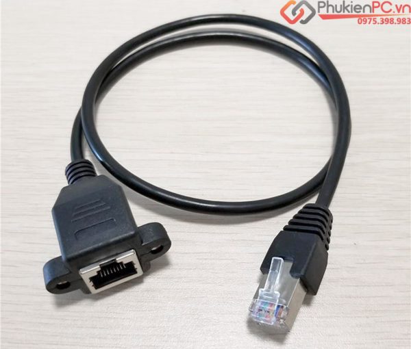 Dây cáp nối dài LAN RJ45 đực cái dài 1M bắt vít