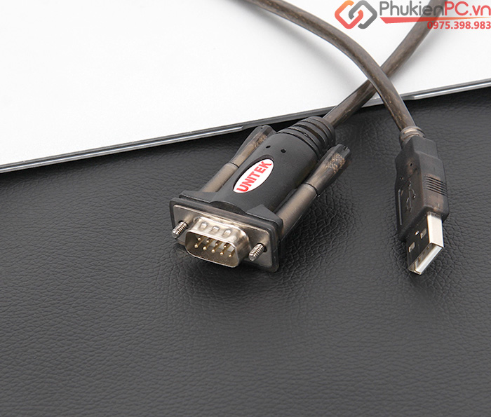 Cáp USB sang COM RS232 Unitek Y-105 dài 1.5M