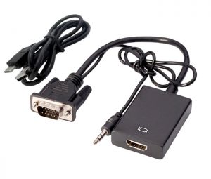 Cáp chuyển đổi tín hiệu VGA Audio san HDMI full HD1080P