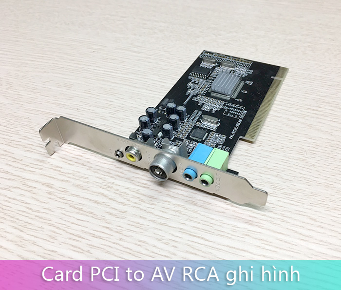 Card ghi hình PCI sang AV RCA cho máy siêu âm, nội soi