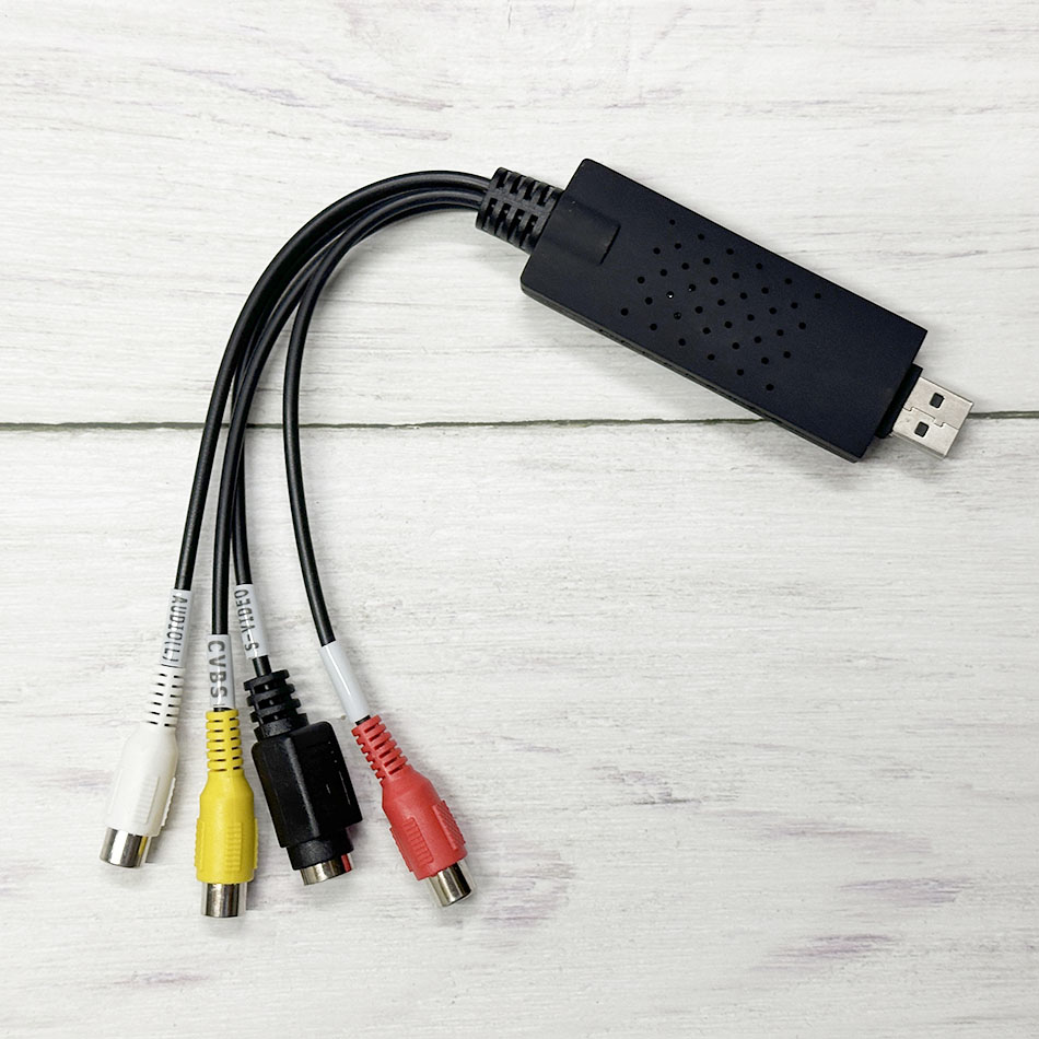 USB to AV S-Video Easycapture thiết bị lưu hình ảnh máy siêu âm, nội soi vào máy tính PC, Laptop