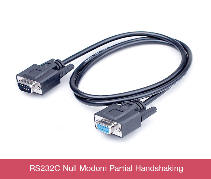 Cáp RS232C Null Modem Partial Handshaking