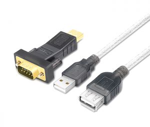 Đầu chuyển USB sang RS232 Dtech DT-5001A hỗ trợ Win 7, 8, 10