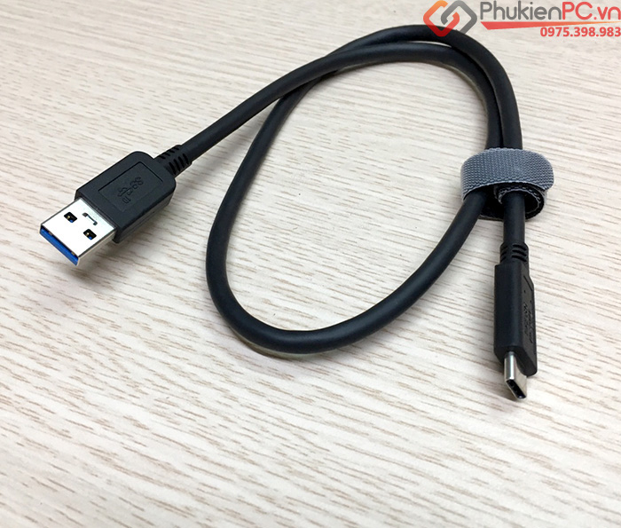 Cáp USB 3.1 Type C Gen 2 tốc độ 10GB dài 0.6M