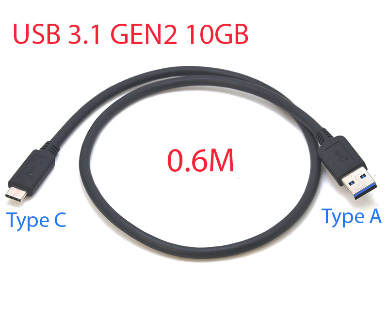 Cáp USB 3.1 Type C Gen 2 tốc độ 10GB