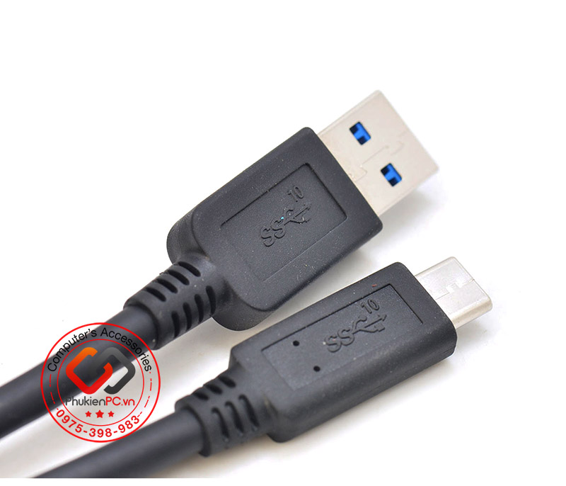 Cáp USB 3.1 Type C Gen 2 tốc độ 10GB