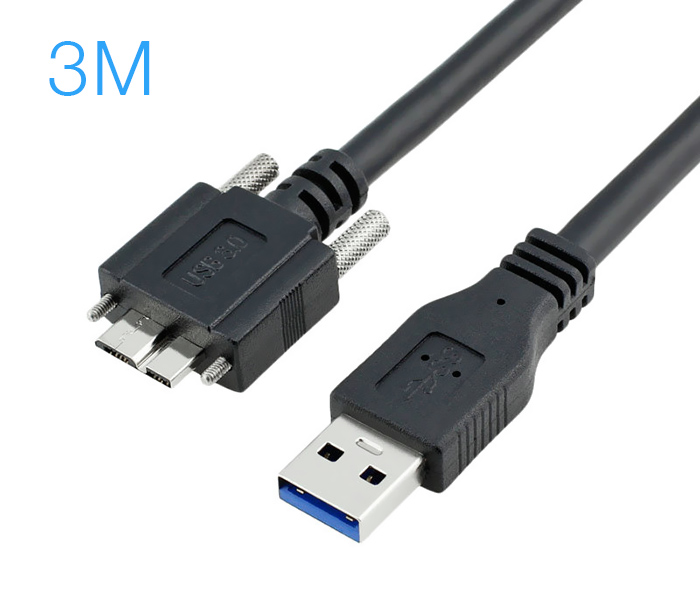Cáp ổ cứng USB 3.0 AM to Micro BM bắt vít 3M