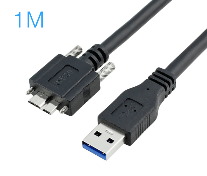 Cáp ổ cứng USB 3.0 AM to Micro BM bắt vít 1M