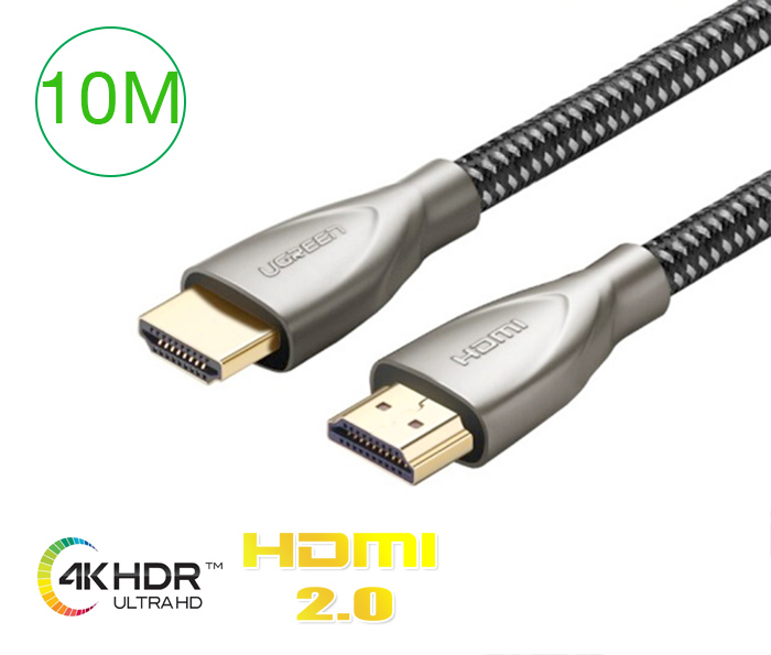 Cáp HDMI 2.0 4K 60hz mạ vàng cao cấp 10M Ugreen 50112